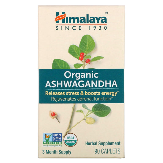 Himalaya-Organic Ashwagandha-90 Caplets