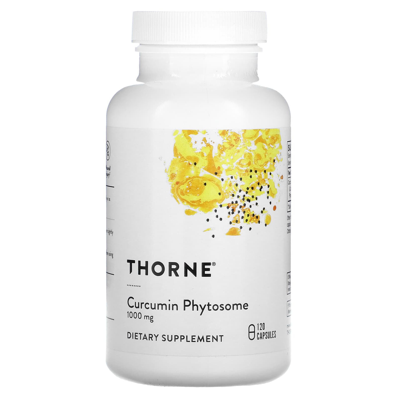 Thorne-Curcumin Phytosome-1,000 mg-120 Capsules