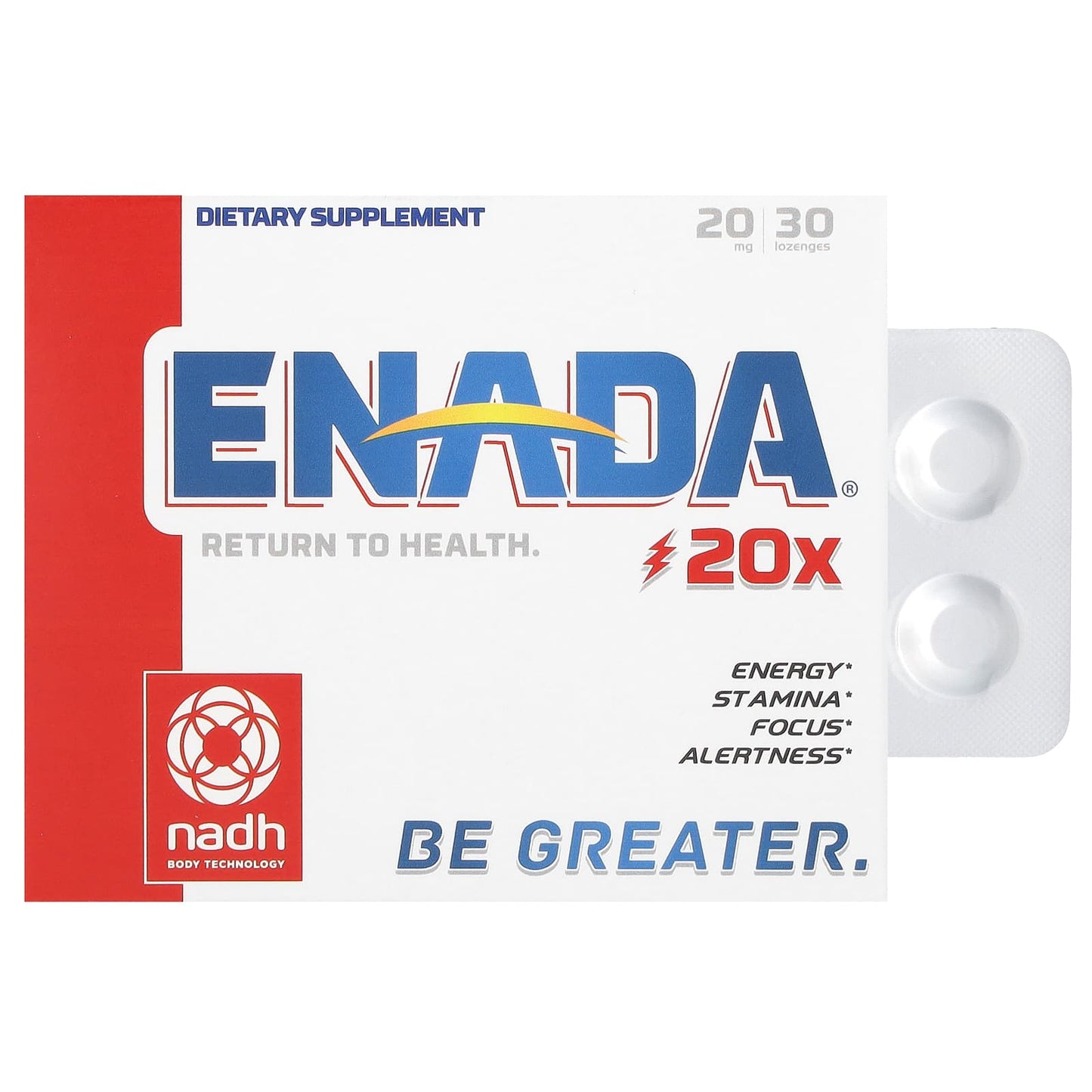 ENADA-20x-20 mg-30 Lozenges