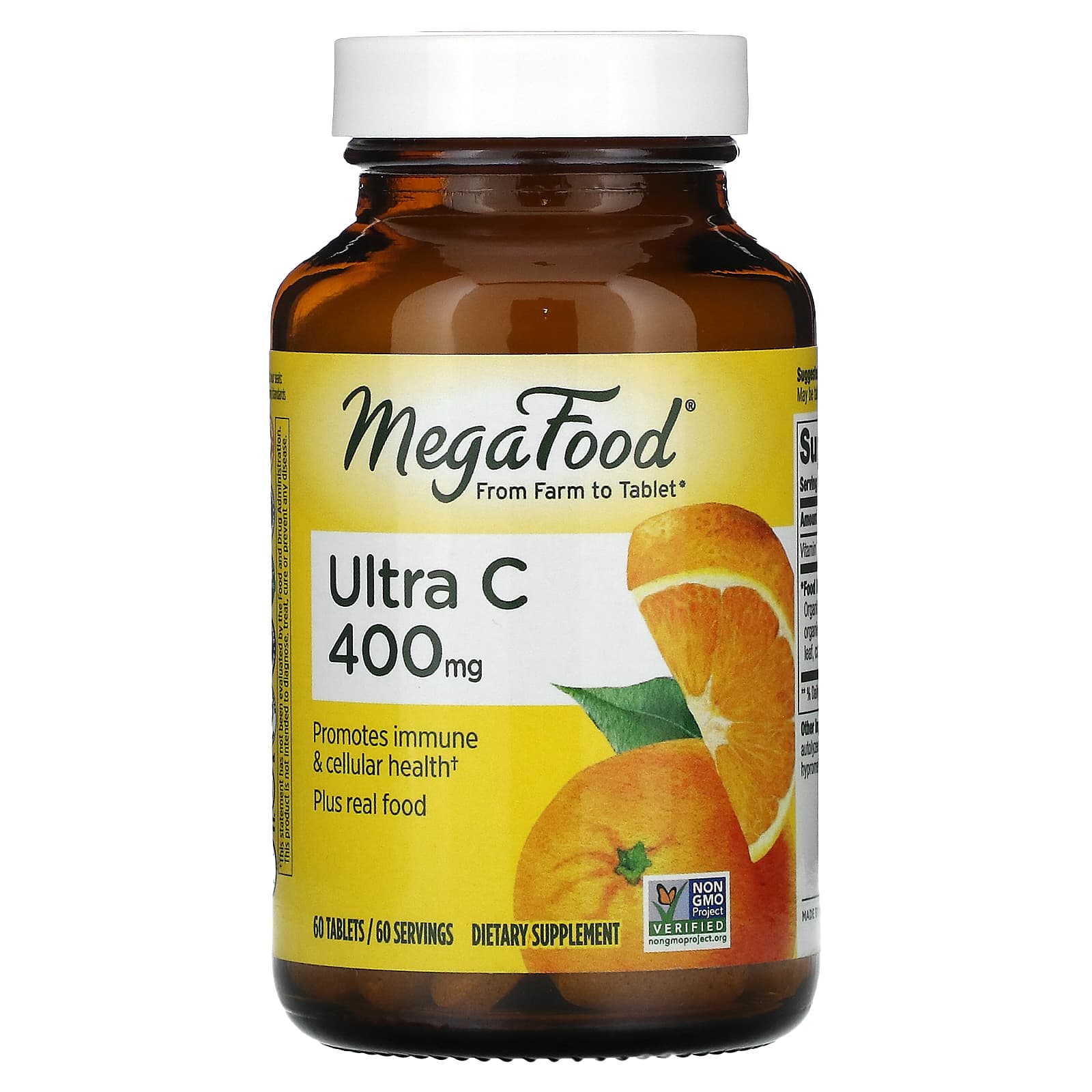 MegaFood-Ultra C-400 mg-60 Tablets