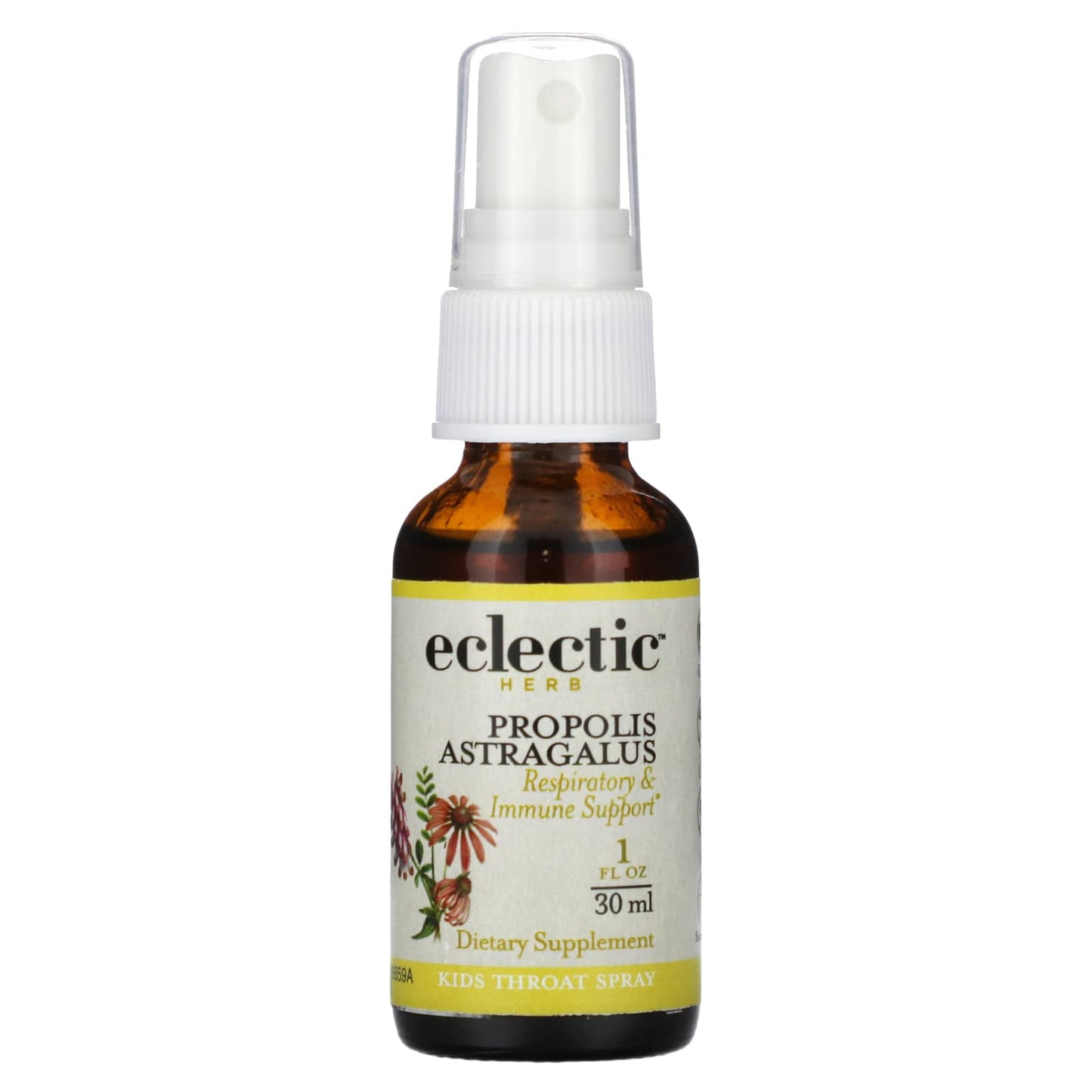 Eclectic Institute-Kid's Throat Spray-Propolis Astragalus-1 fl oz (30 ml)