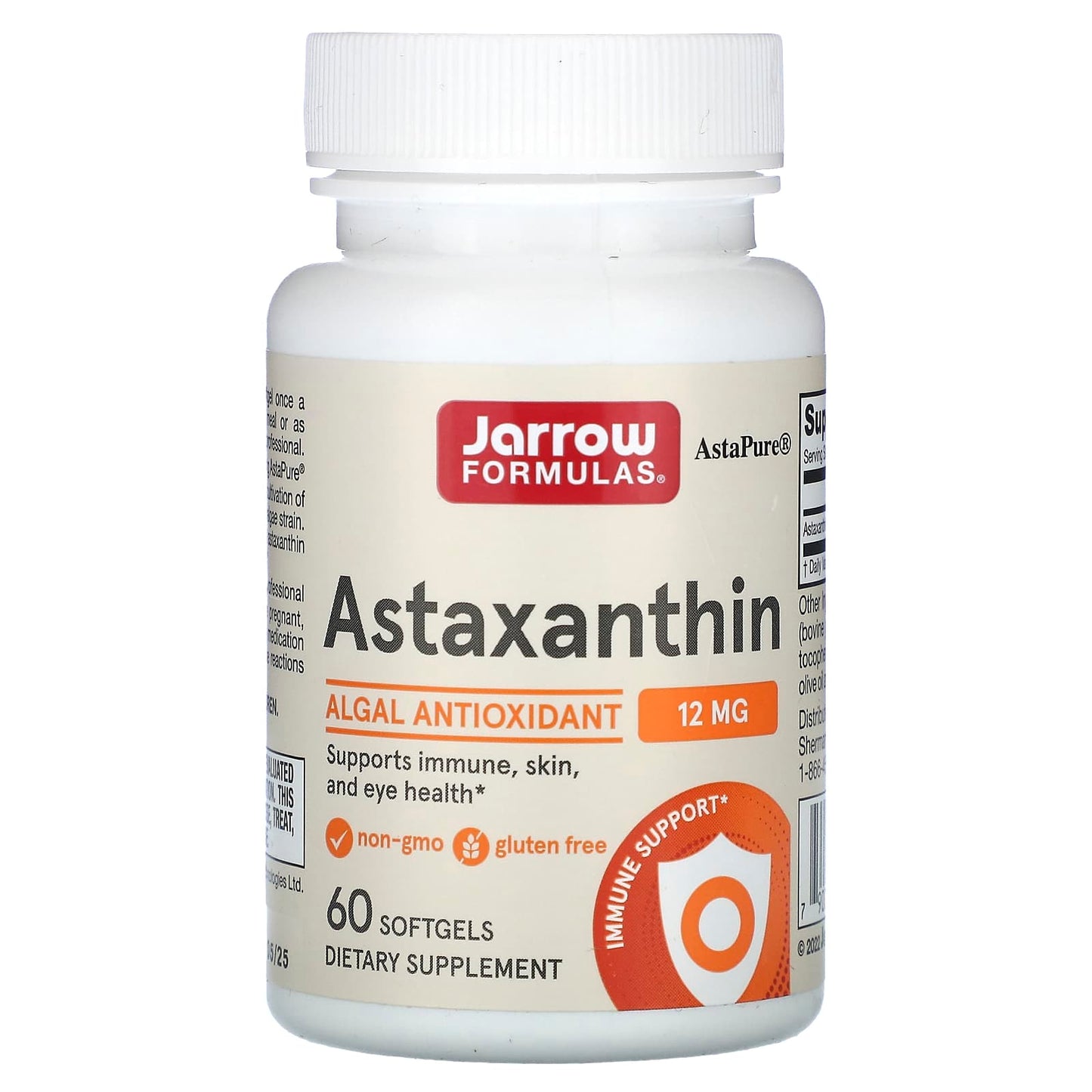 Jarrow Formulas-Astaxanthin-12 mg-60 Softgels