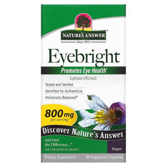 Nature's Answer-Eyebright-800 mg-90 Vegetarian Capsules (400 mg per Capsule)