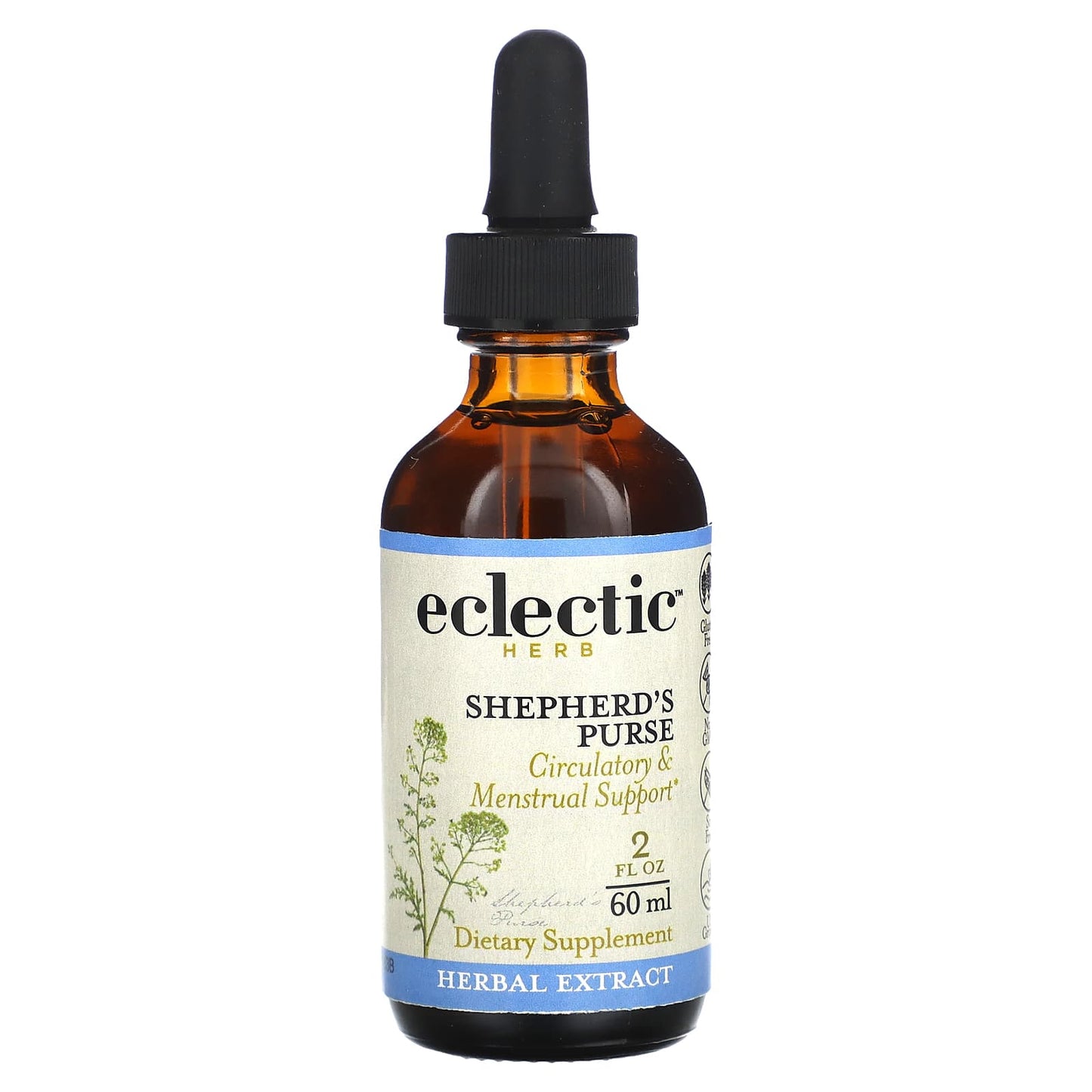 Eclectic Institute-Shepherd's Purse Extract-2 fl oz (60 ml)