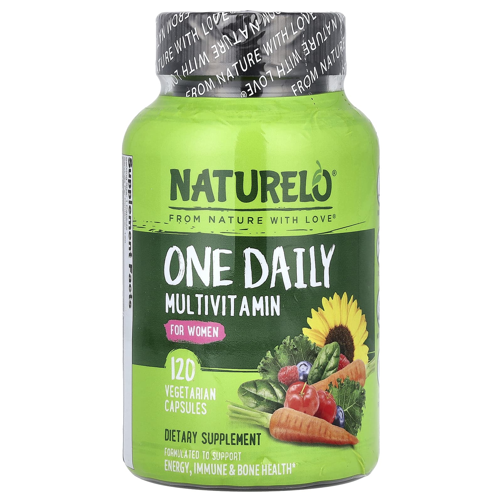 NATURELO-One Daily Multivitamin for Women-120 Vegetarian Capsules