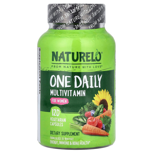 NATURELO-One Daily Multivitamin for Women-120 Vegetarian Capsules