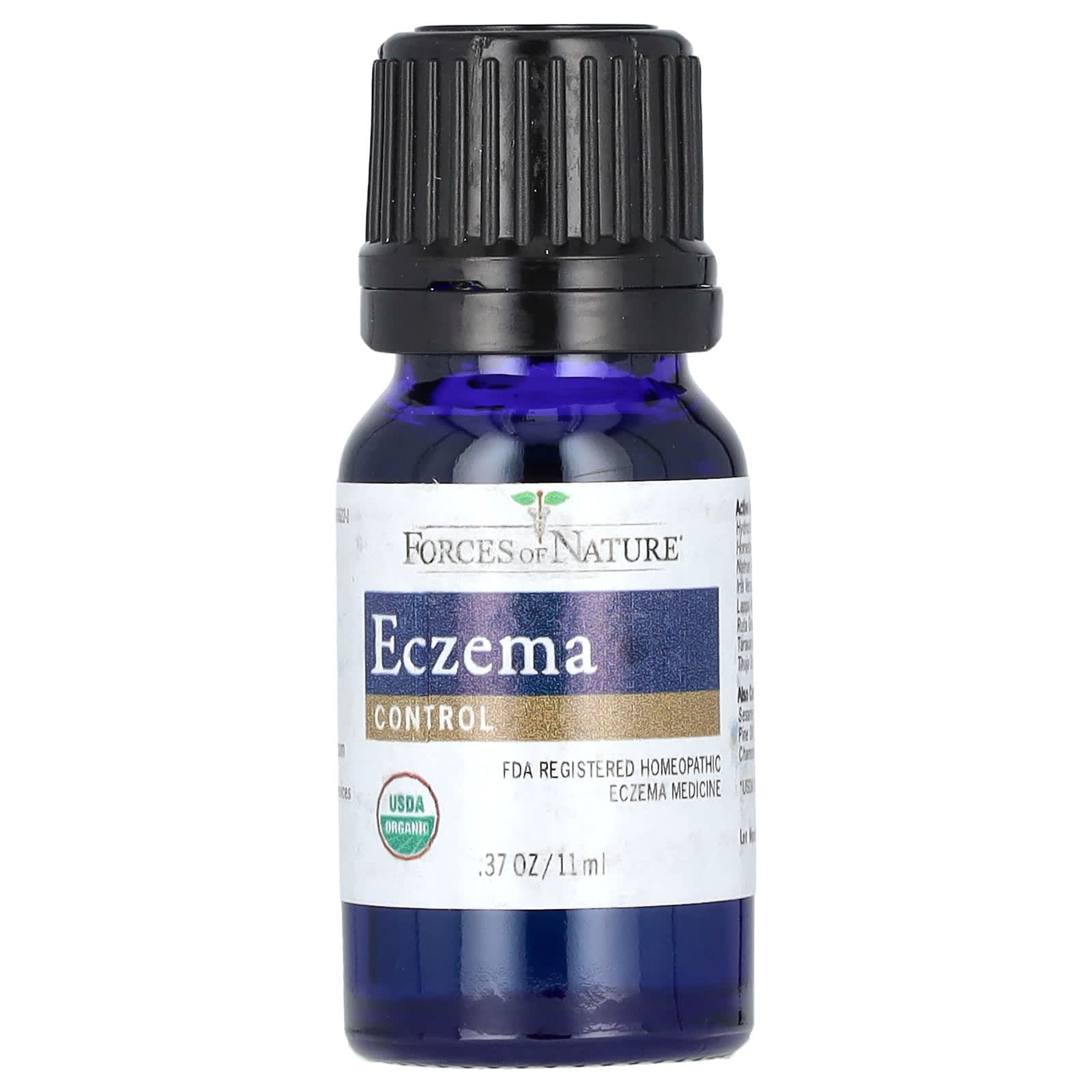 Forces of Nature-Eczema-Organic Plant Medicine-0.37 fl oz (11 ml)