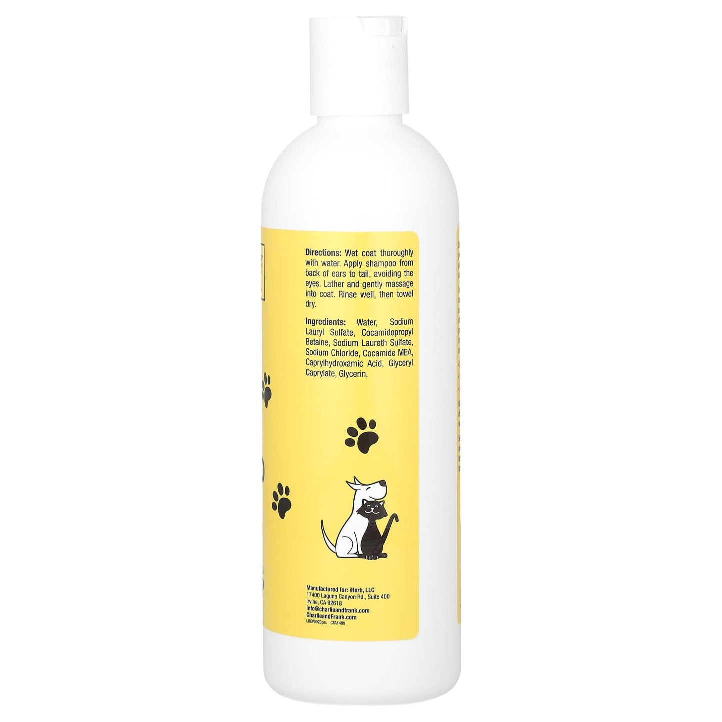 Charlie and Frank, Pet Shampoo, Unscented, 16 fl oz (473 ml)