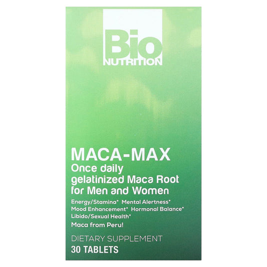 Bio Nutrition-Maca-Max-For Men and Women-30 Tablets