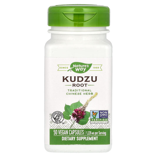 Nature's Way-Kudzu Root-1,226 mg-50 Vegan Capsules (613 mg per Capsule)