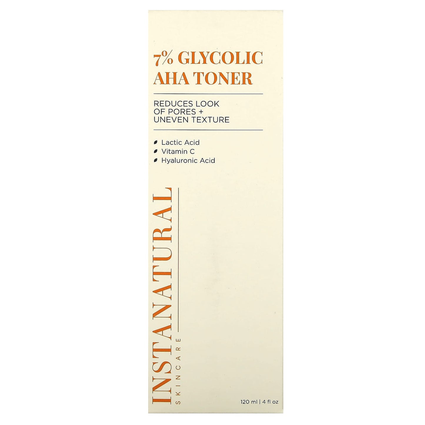 InstaNatural, 7% Glycolic AHA Toner, 4 fl oz (120 ml)