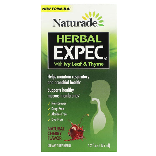 Naturade-Herbal EXPEC with Ivy Leaf & Thyme-Natural Cherry-4.2 fl oz (125 ml)