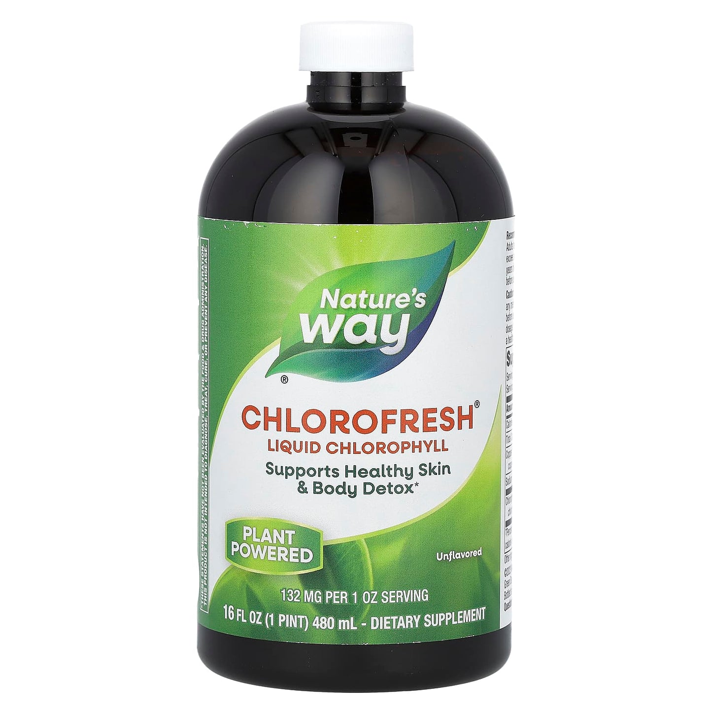 Nature's Way-Chlorofresh-Liquid Chlorophyll-Unflavored-16 fl oz (480 ml)