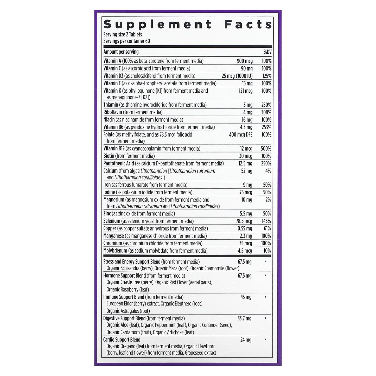 New Chapter, Women's Advanced Multivitamin, 120 Vegetarian Tablets