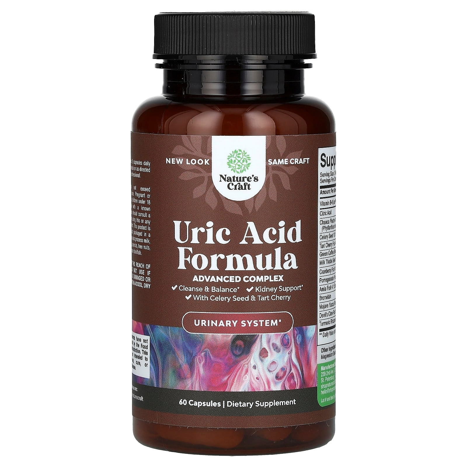 Nature's Craft-Uric Acid Formula-60 Capsules