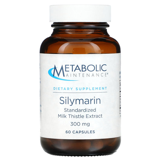 Metabolic Maintenance-Silymarin-Standardized Milk Thistle Extract-300 mg-60 Capsules