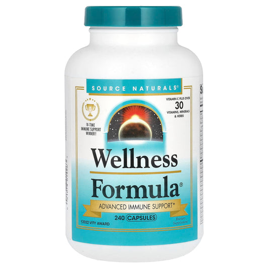 Source Naturals-Wellness Formula-Advanced Immune Support-240 Capsules