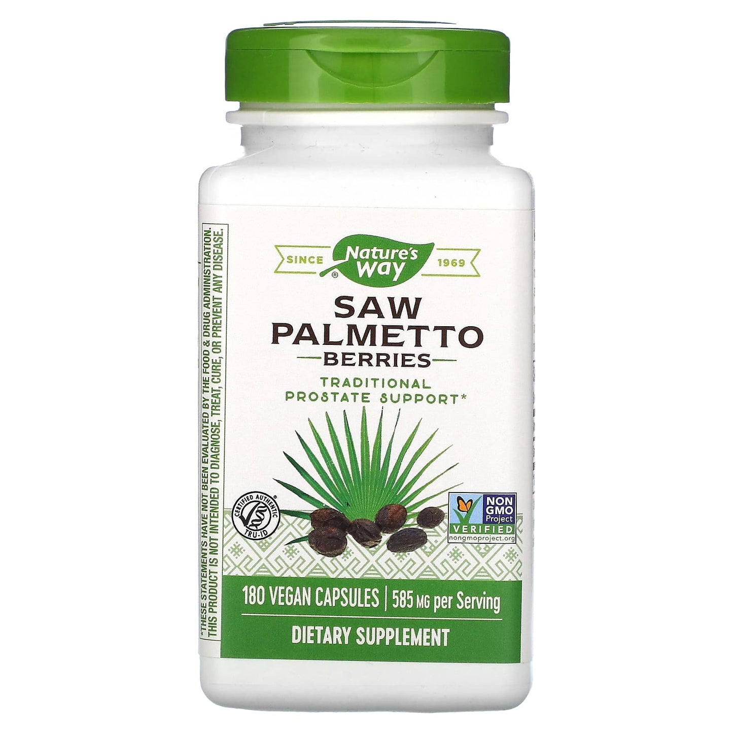 Nature's Way-Saw Palmetto Berries-585 mg-180 Vegan Capsules