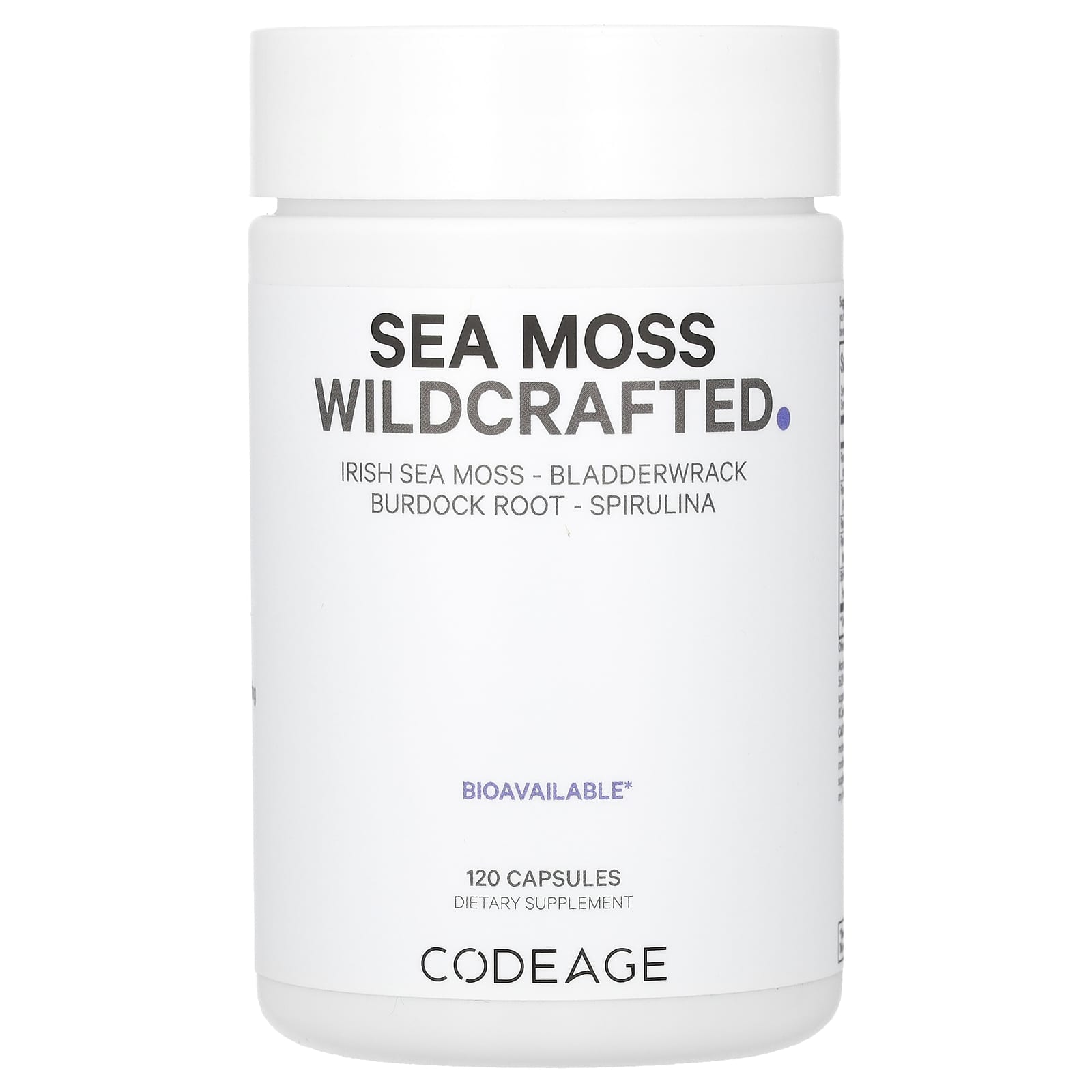 Codeage-Sea Moss-Wildcrafted-120 Capsules