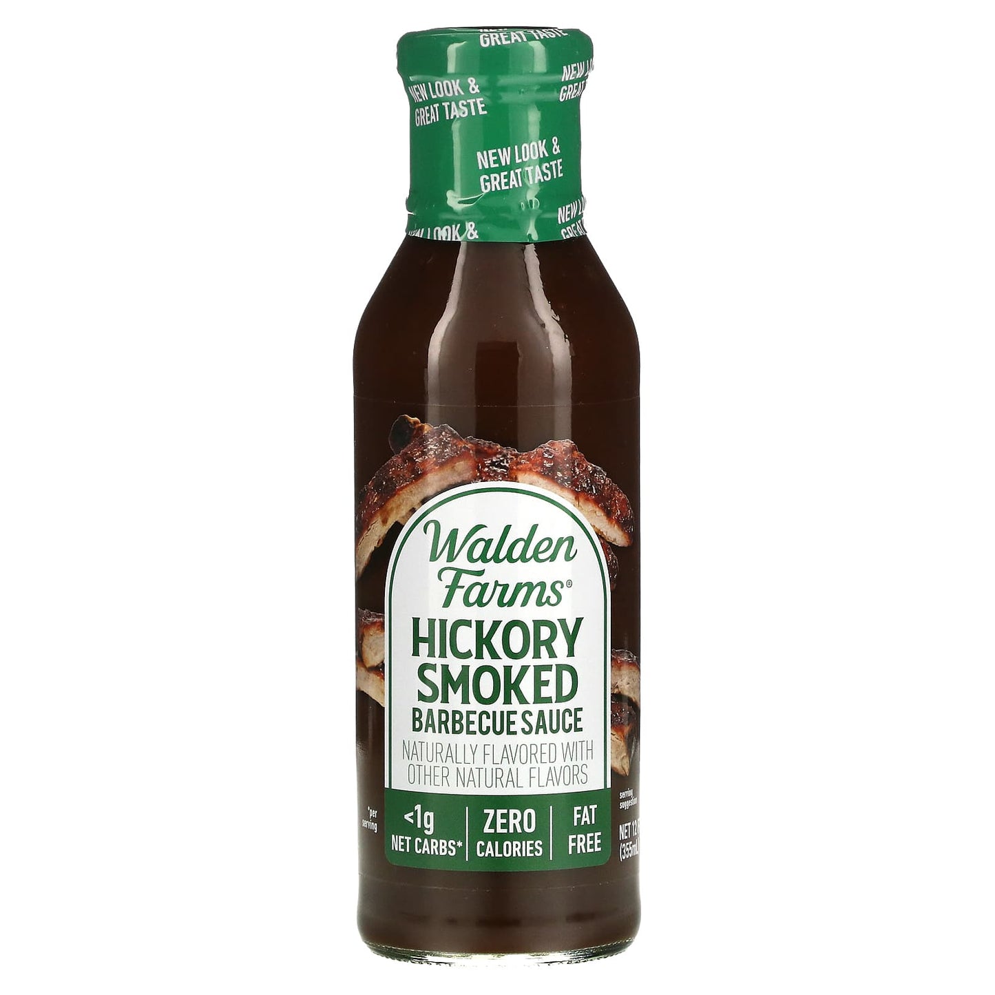 Walden Farms-Hickory Smoked Barbecue Sauce-12 fl oz (355 ml)