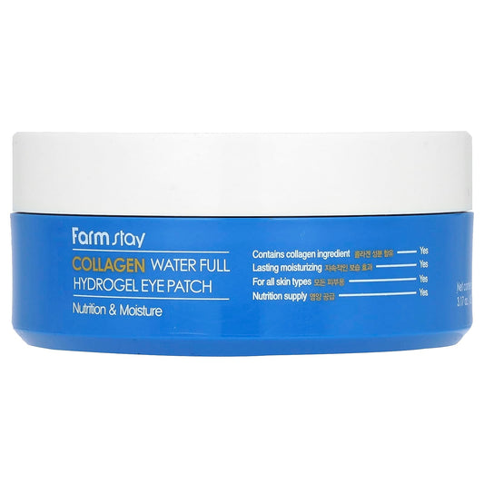 Farmstay-Collagen Water Full Hydrogel Eye Patch-60 Sheets-3.17 oz (90 g)