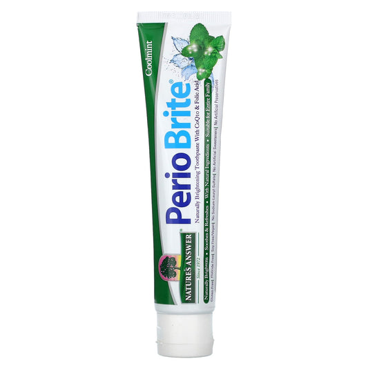 Nature's Answer-PerioBrite-Toothpaste with Xylitol-Cool Mint-4 oz (113.4 g)