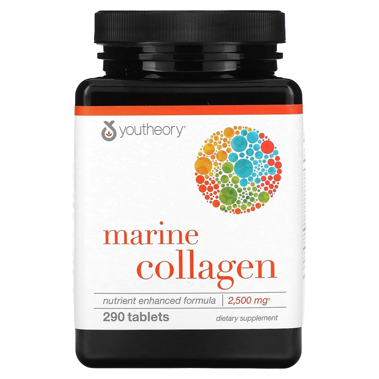 Youtheory-Marine Collagen-2,500 mg-290 Tablets (500 mg per Tablet)