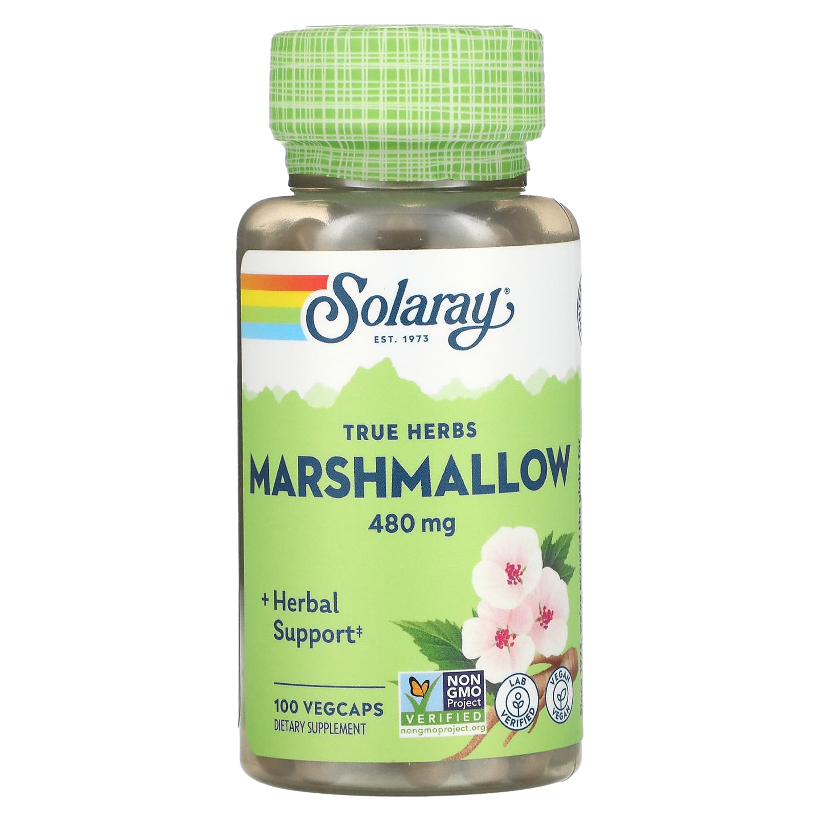 Solaray-Marshmallow-480 mg-100 VegCaps