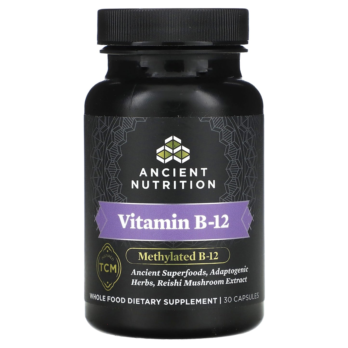 Ancient Nutrition-Vitamin B-12-30 Capsules