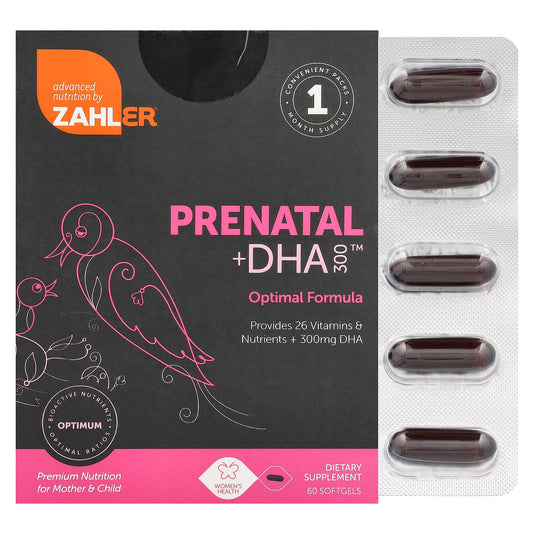 Zahler-Prenatal + DHA 300-120 Softgels