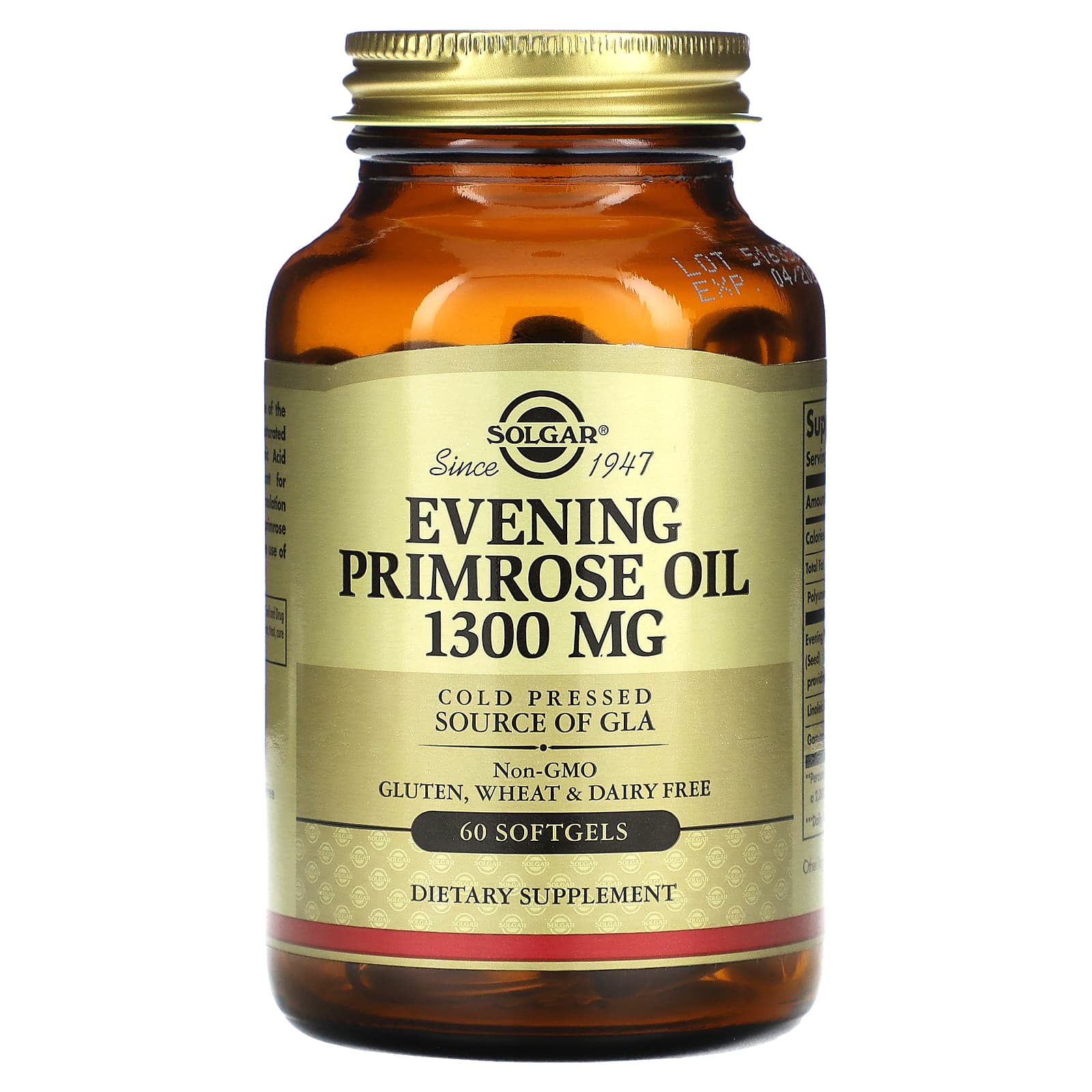 Solgar-Evening Primrose Oil-1,300 mg- 60 Softgels