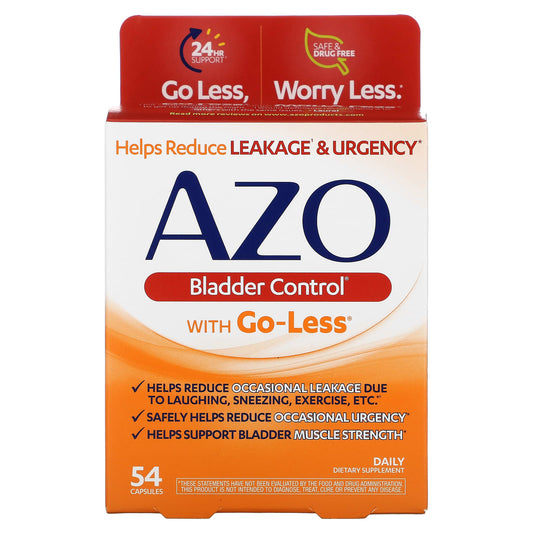 Azo-Bladder Control with Go-Less-54 Capsules