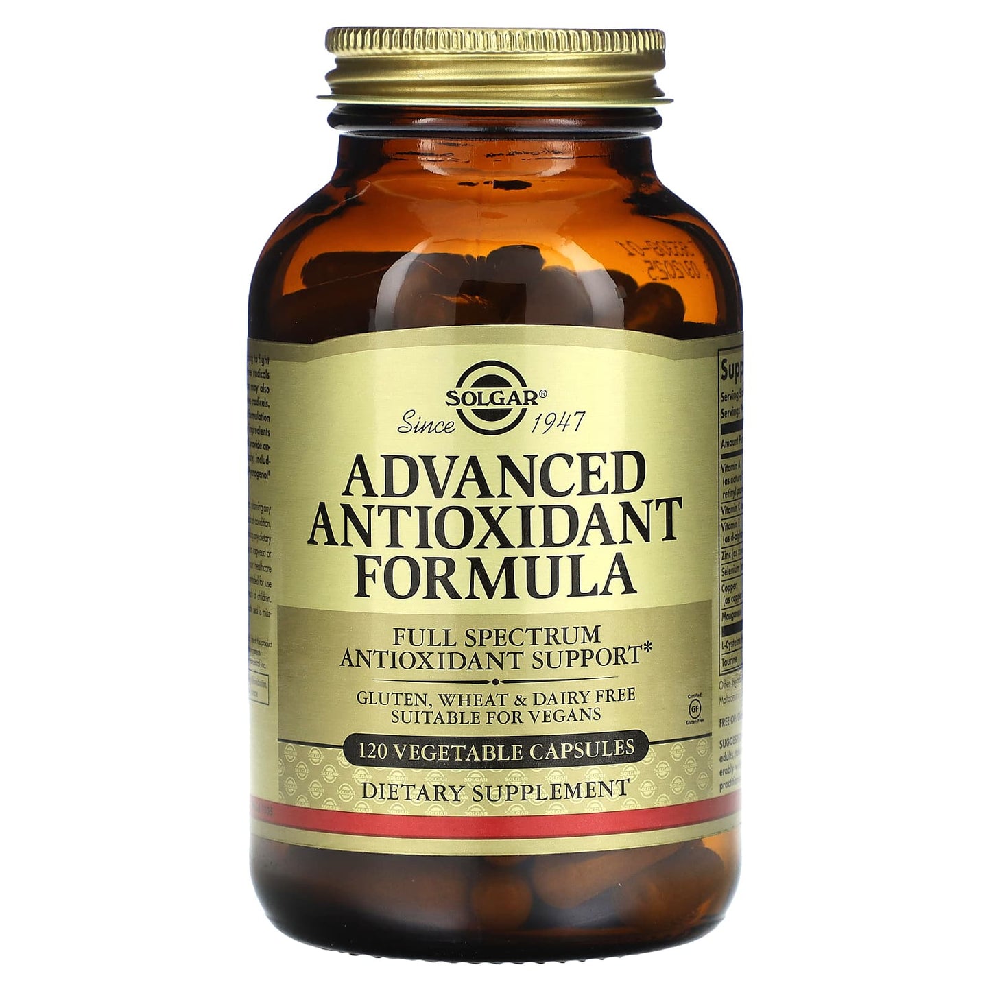 Solgar-Advanced Antioxidant Formula-120 Vegetable Capsules