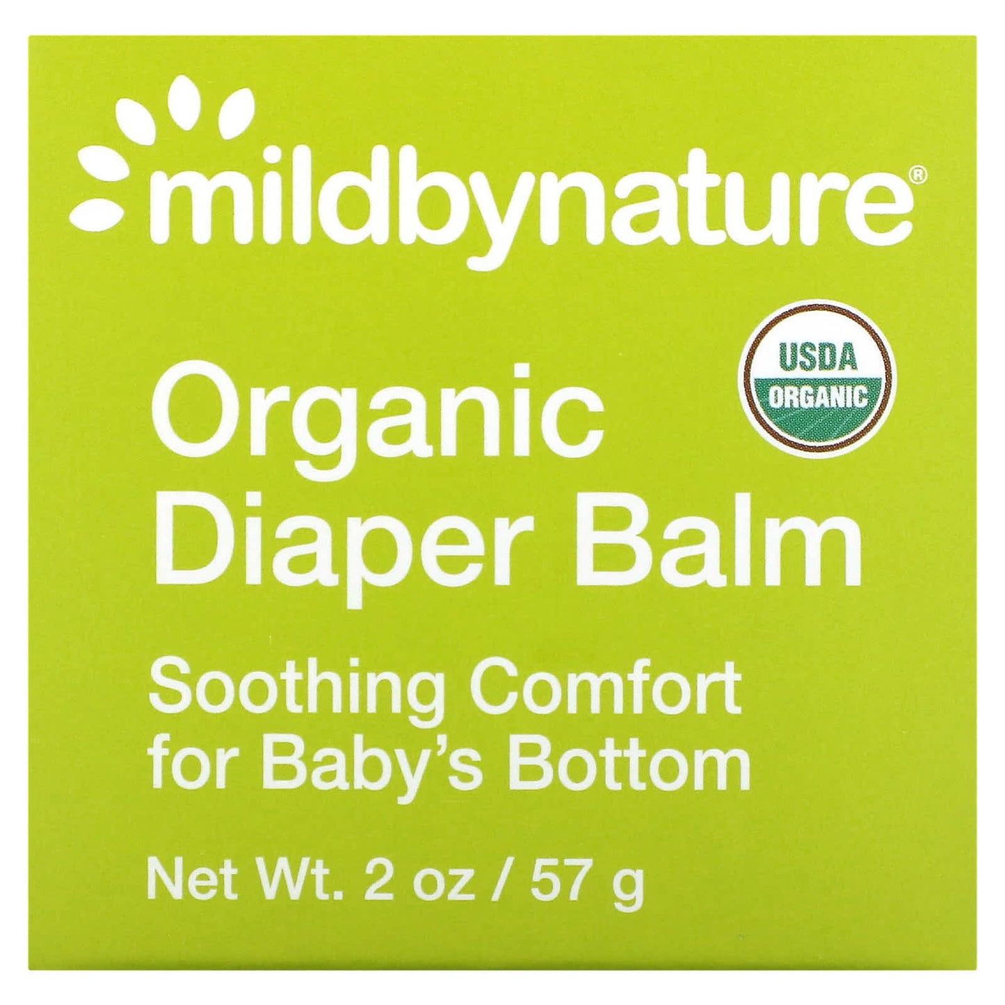 Mild By Nature, Organic Diaper Balm, 2 oz (57 g)