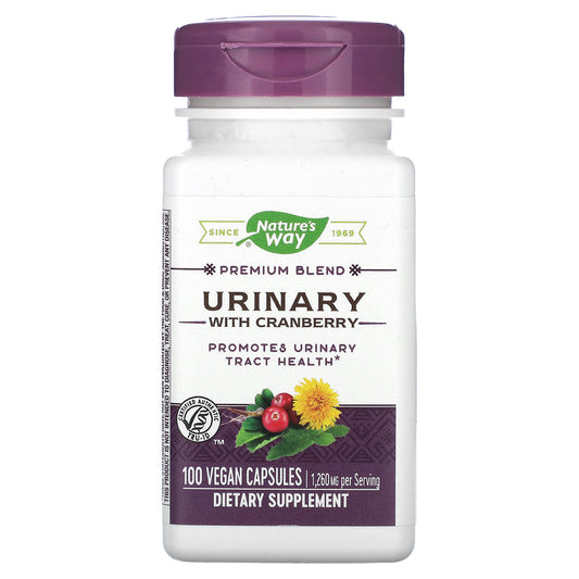 Nature's Way-Urinary with Cranberry-1,260 mg-100 Vegan Capsules (420 mg per Capsule)