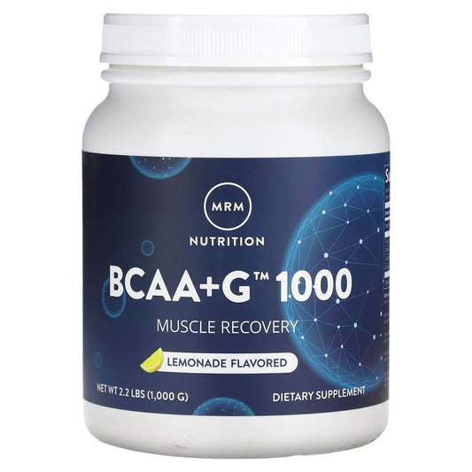 MRM Nutrition-BCAA+G 1000-Lemonade-2.2 lbs (1,000 g)