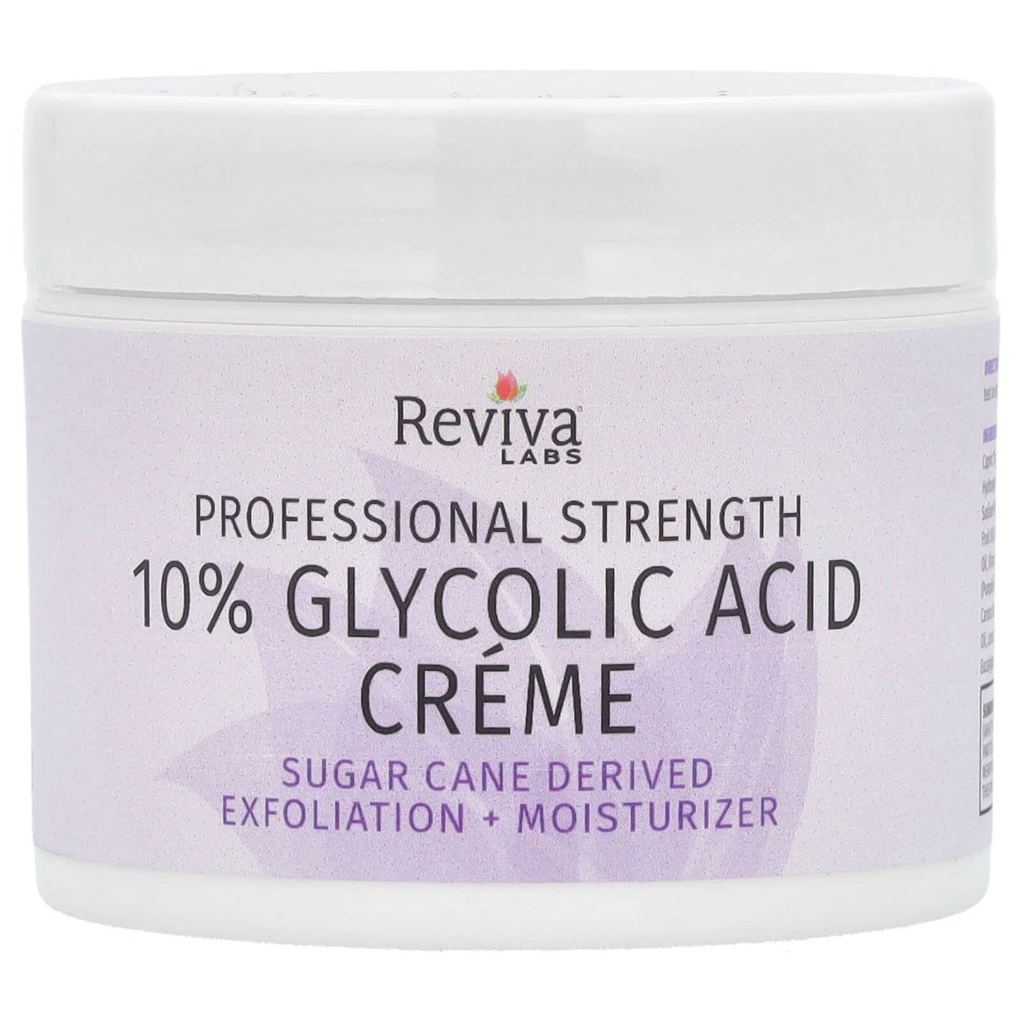 Reviva Labs-10% Glycolic Acid Cream-2 oz (55 g)