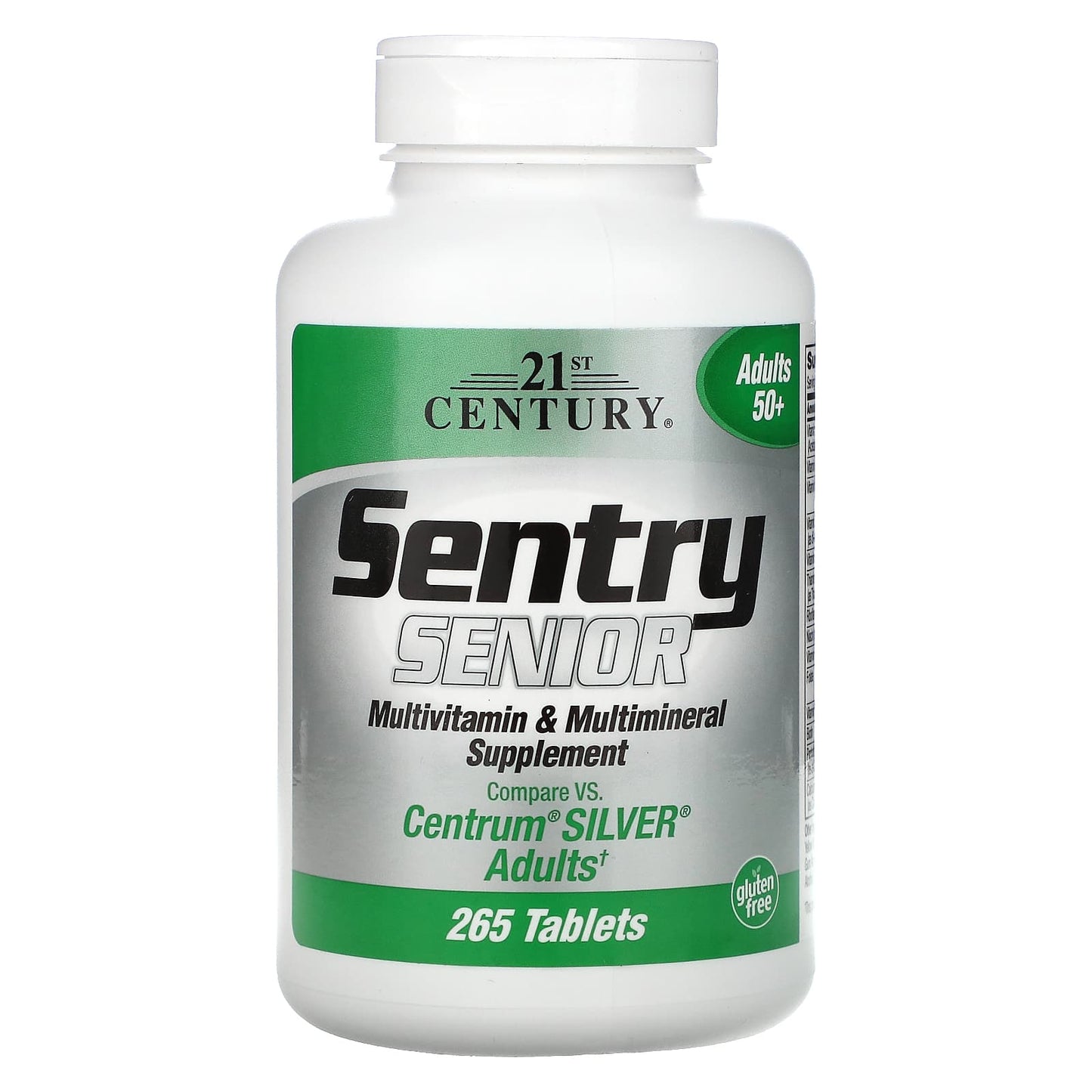 21st Century-Sentry Senior-Multivitamin & Multimineral Supplement-Adults 50+-265 Tablets