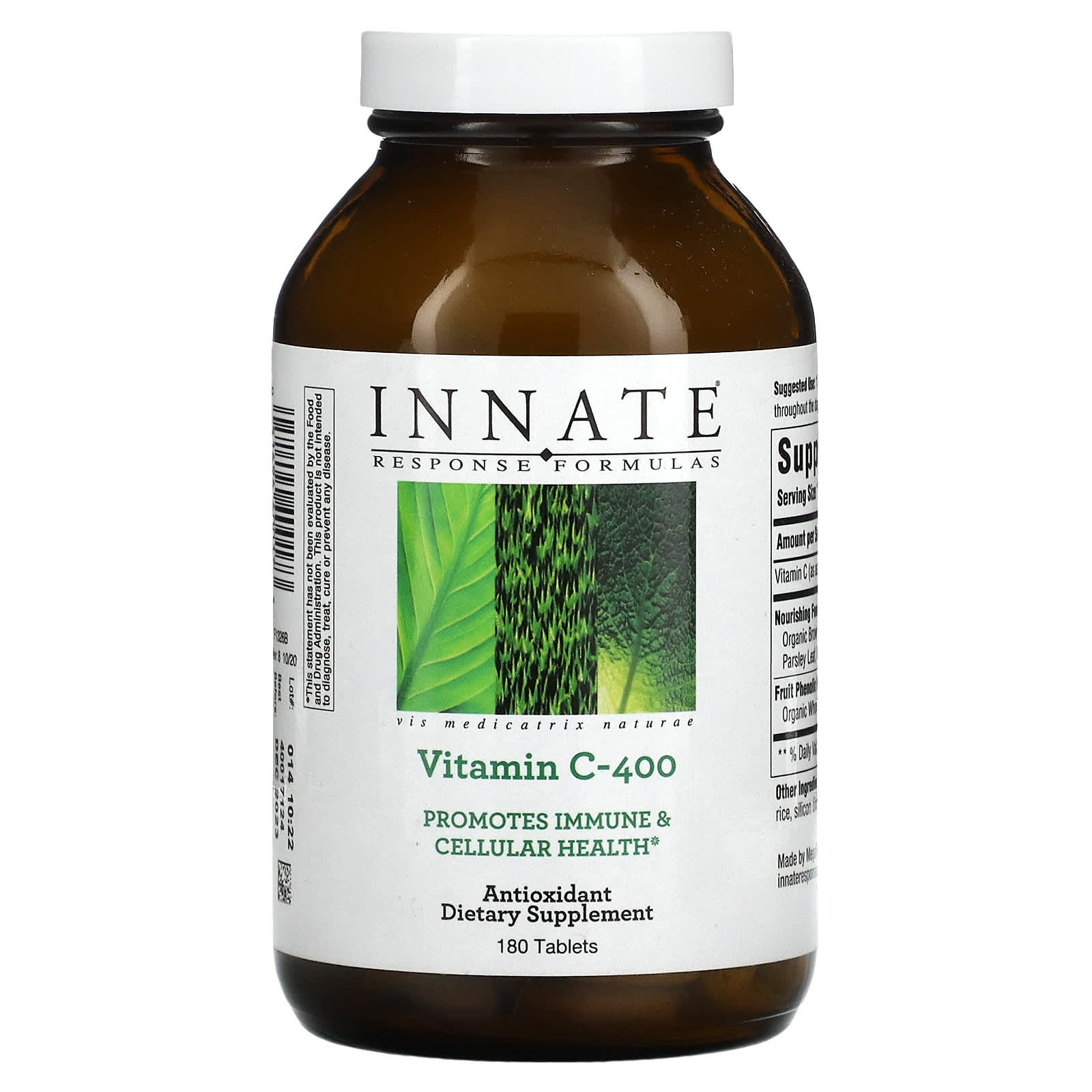 Innate Response Formulas-Vitamin C-400-180 Tablets