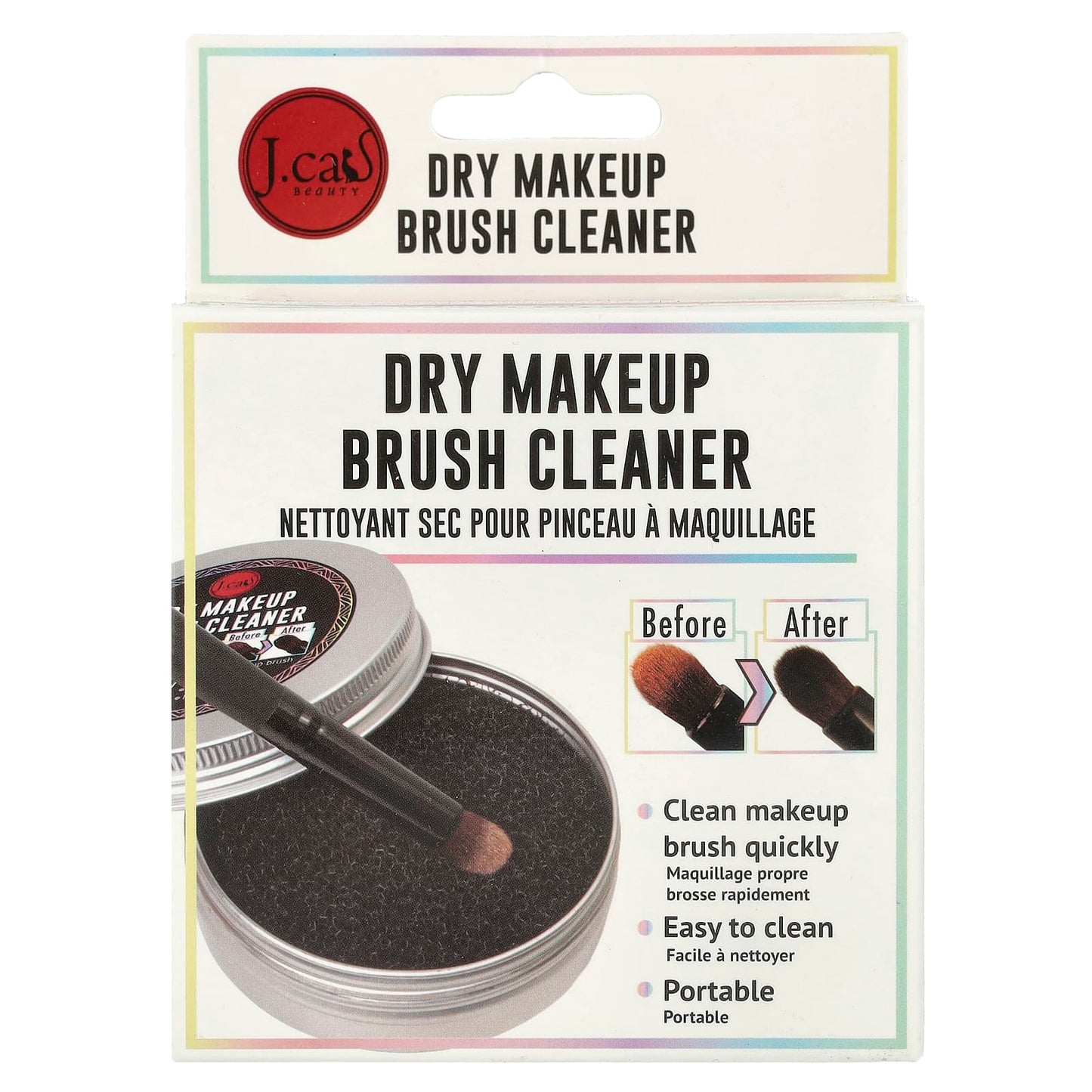 J.Cat Beauty-Dry Makeup Brush Cleaner-1 Count