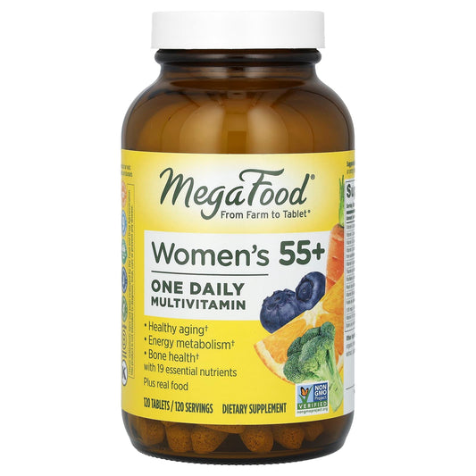 MegaFood-Women's 55+-One Daily Multivitamin-120 Tablets