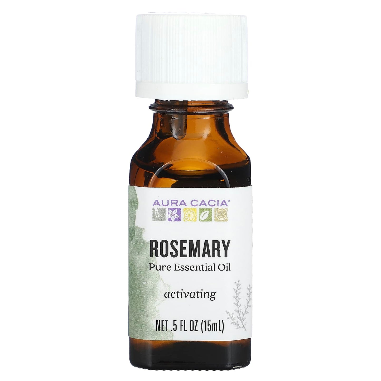 Aura Cacia-Pure Essential Oil-Rosemary-0.5 fl oz (15 ml)