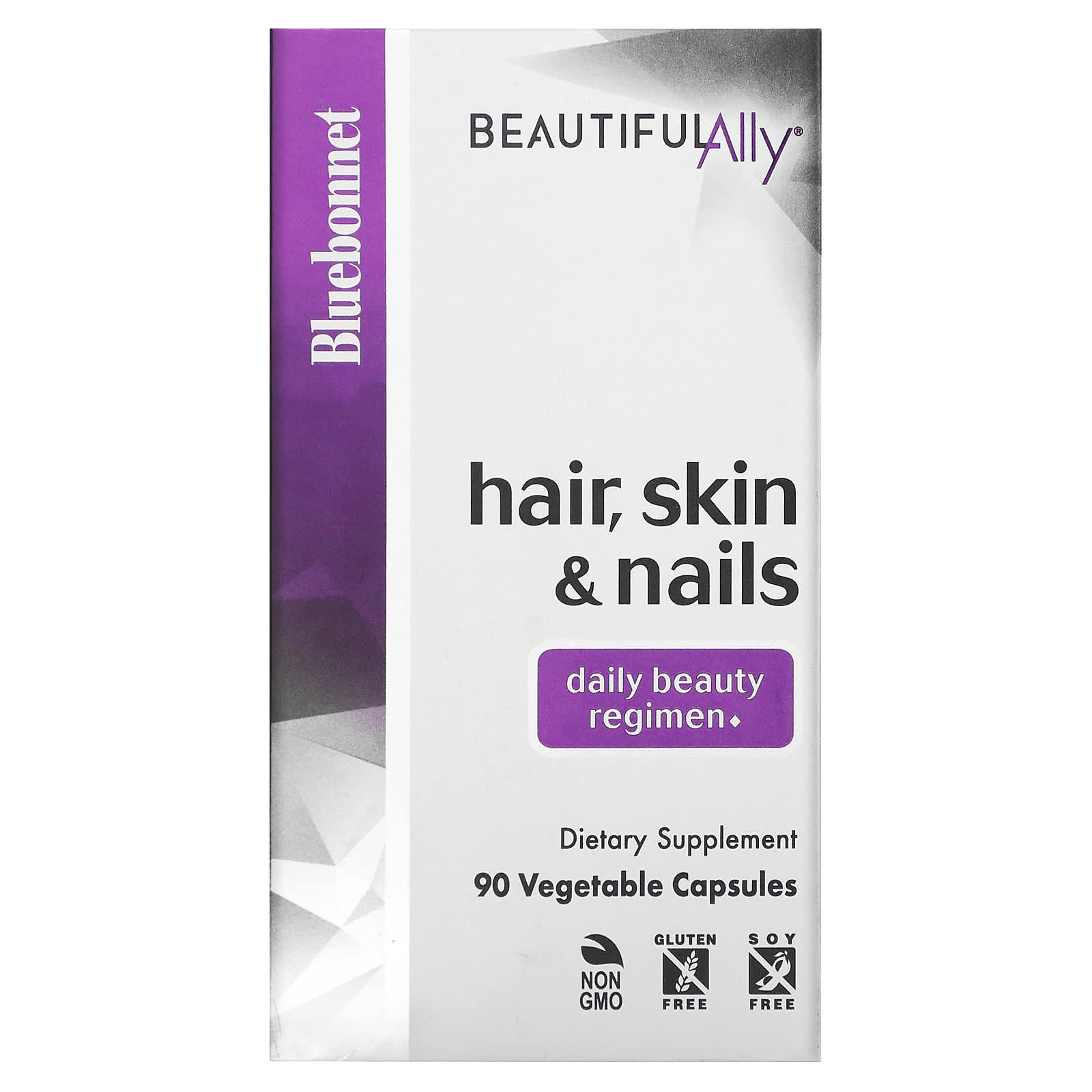 Bluebonnet Nutrition-Beautiful Ally-Hair-Skin & Nails-90 Vegetable Capsules