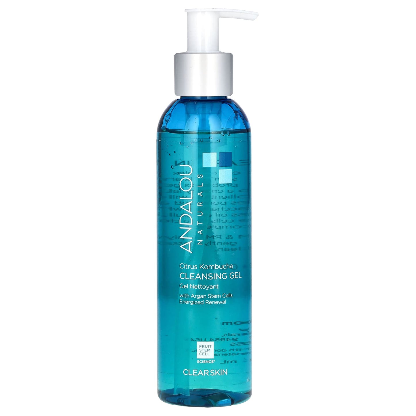 Andalou Naturals-Citrus Kombucha Cleansing Gel-Clear Skin-6 fl oz (178 ml)