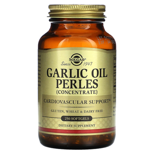 Solgar-Garlic Oil Perles-Concentrate-250 Softgels