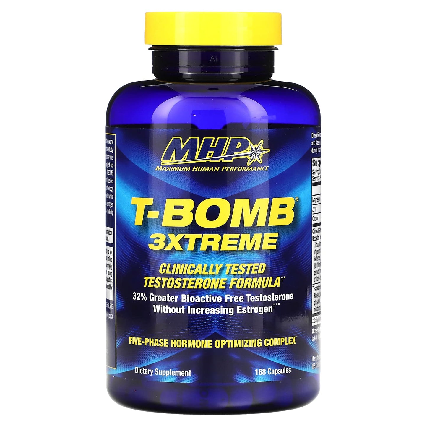 MHP, T-Bomb 3Xtreme, 168 Capsules