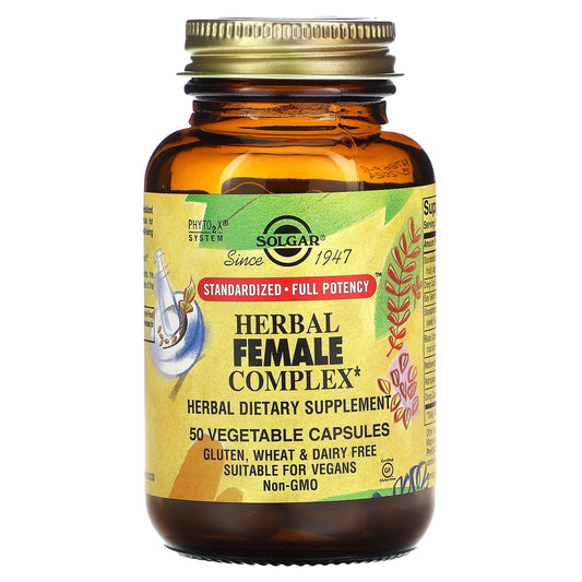 Solgar-Herbal Female Complex-50 Vegetable Capsules