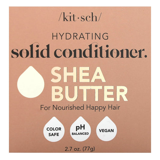 Kitsch-Hydrating Solid Conditioner Bar-Shea Butter-Sugared Amber & Shea-1 Bar-2.7 oz (77 g)