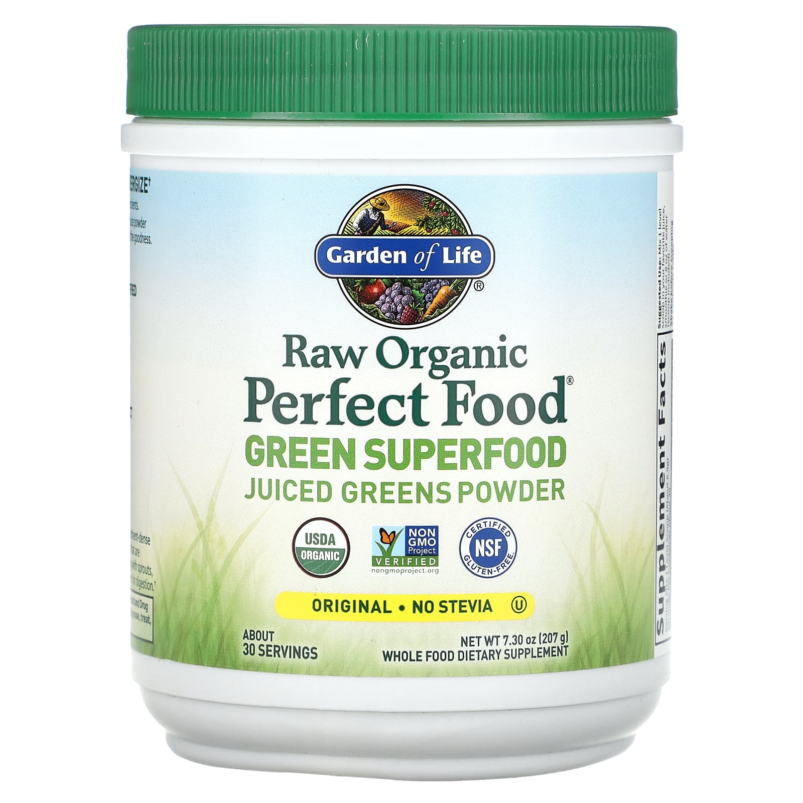 Garden of Life-Raw Organic Perfect Food-Green Superfood-Original-7.3 oz (207 g)