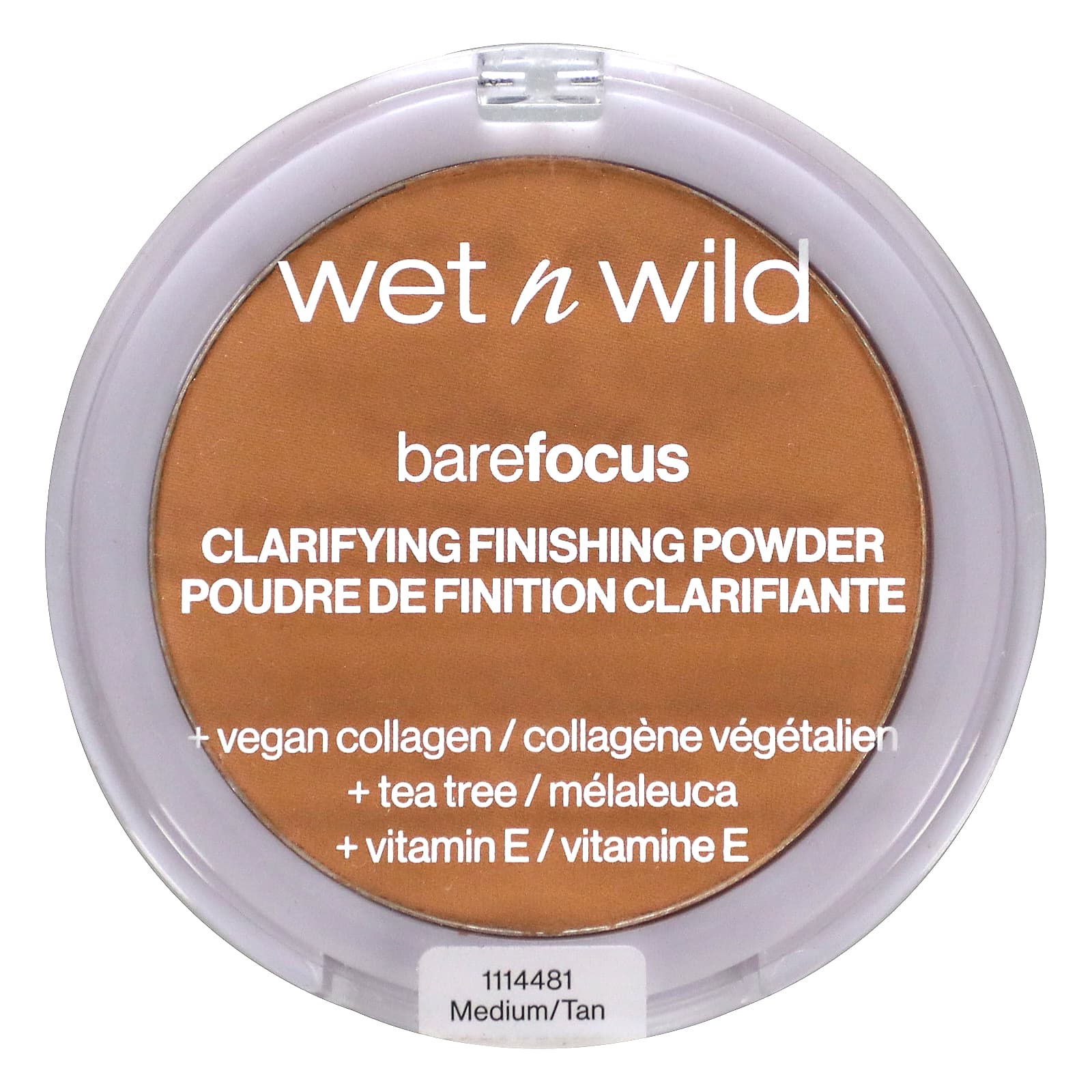 wet n wild-Barefocus-Clarifying Finishing Powder-Medium/Tan-0.27 oz (7.8 g)